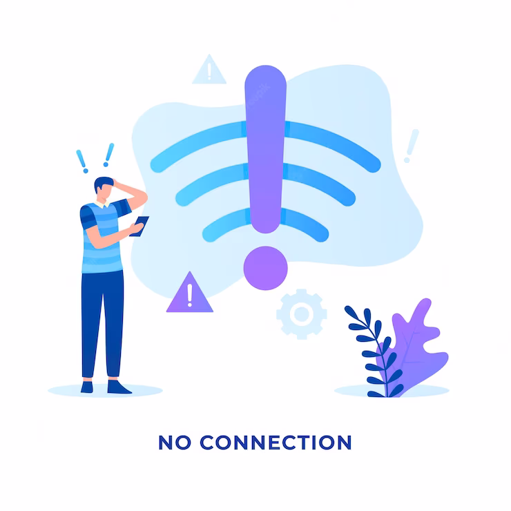 no internet
